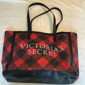 Plaid Victoria’s Secret Tote